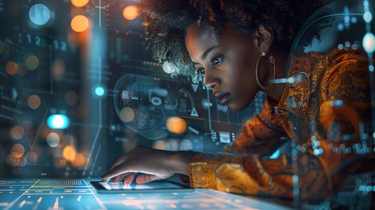 photo-portrait-jeune-femme-affaires-africaine-ordinateur-portable-technologie-du-monde-numerique